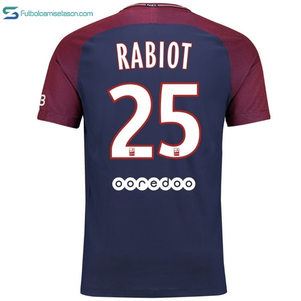 Camiseta Paris Saint Germain 1ª Rabiot 2017/18